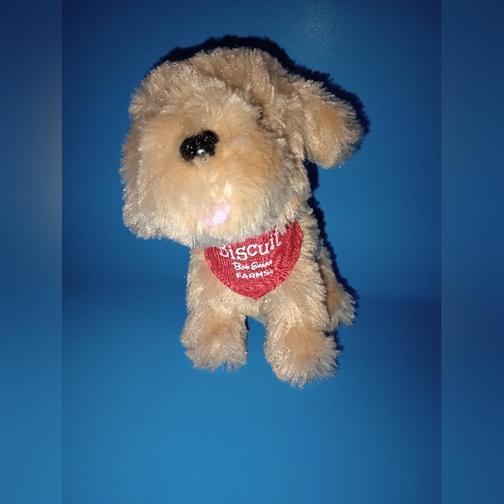 Biscuit Puppy Dog Plush Chelsea Teddy Bear Co Bob Evans Farms 6" Brown Tan
